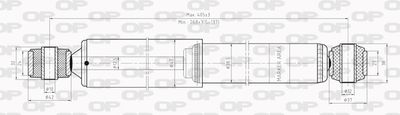 SAB800232 OPEN PARTS Амортизатор