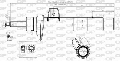 SAB858831 OPEN PARTS Амортизатор