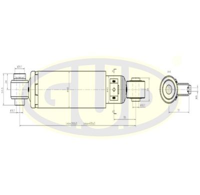 GSA344500 G.U.D. Амортизатор