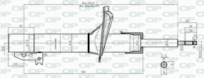 SAB841231 OPEN PARTS Амортизатор