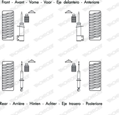 M0869341 MONROE Амортизатор
