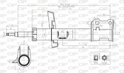 SAB811331 OPEN PARTS Амортизатор