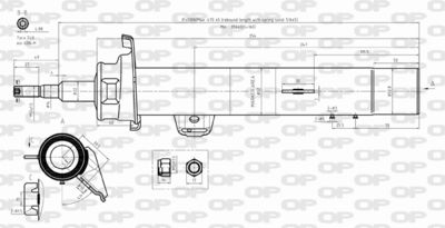 SAB829231 OPEN PARTS Амортизатор