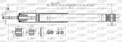 SAB831932 OPEN PARTS Амортизатор