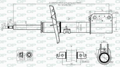 SAB852231 OPEN PARTS Амортизатор