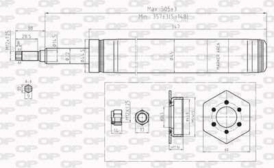SAB821231 OPEN PARTS Амортизатор