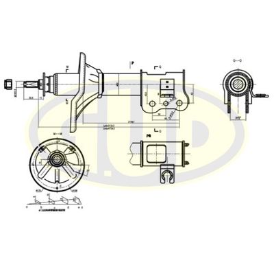GSA634044 G.U.D. Амортизатор