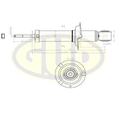 GSA341463 G.U.D. Амортизатор