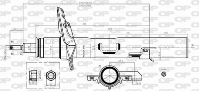 SAB836832 OPEN PARTS Амортизатор