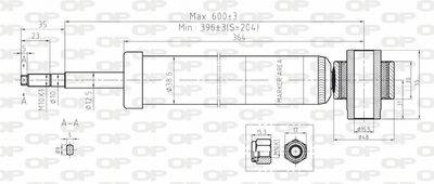 SAB809432 OPEN PARTS Амортизатор