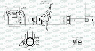 SAB850411 OPEN PARTS Амортизатор