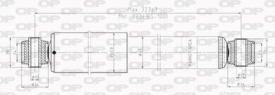 SAB802032 OPEN PARTS Амортизатор