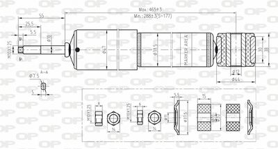 SAB815832 OPEN PARTS Амортизатор