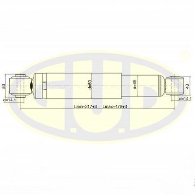 GSA344803 G.U.D. Амортизатор