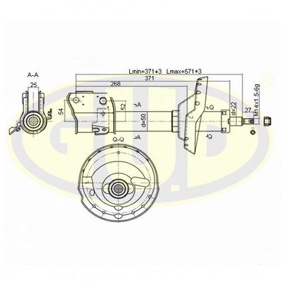 GSA334375 G.U.D. Амортизатор