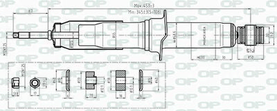 SAB840731 OPEN PARTS Амортизатор