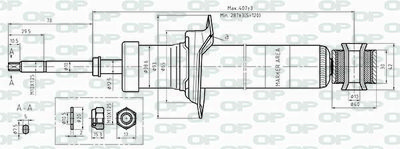 SAB849532 OPEN PARTS Амортизатор
