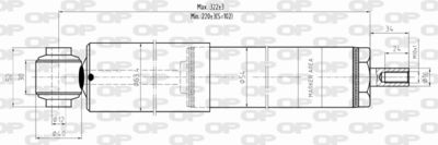 SAB830432 OPEN PARTS Амортизатор