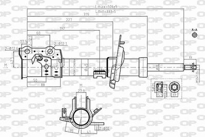 SAB862031 OPEN PARTS Амортизатор