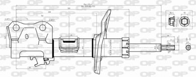 SAB837531 OPEN PARTS Амортизатор