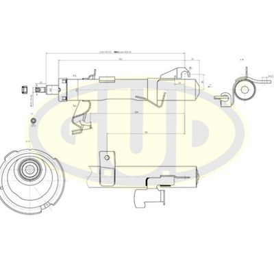 GSA334700 G.U.D. Амортизатор
