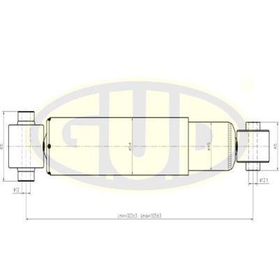 GSA349078 G.U.D. Амортизатор