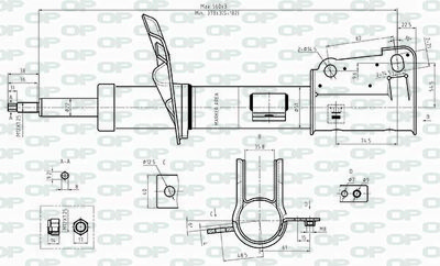 SAB842531 OPEN PARTS Амортизатор