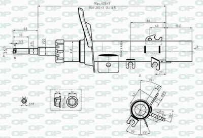 SAB841731 OPEN PARTS Амортизатор