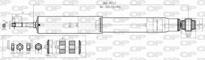 SAB839932 OPEN PARTS Амортизатор