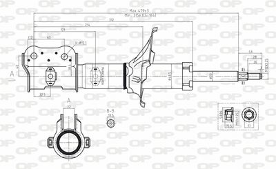 SAB809731 OPEN PARTS Амортизатор