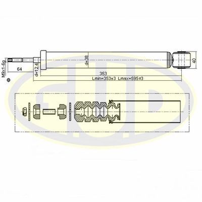 GSA777013 G.U.D. Амортизатор
