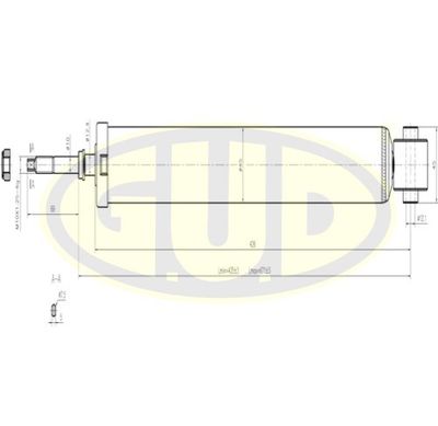GSA344816 G.U.D. Амортизатор