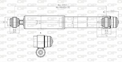 SAB801932 OPEN PARTS Амортизатор
