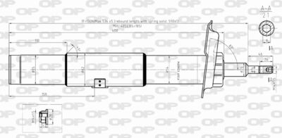 SAB834331 OPEN PARTS Амортизатор