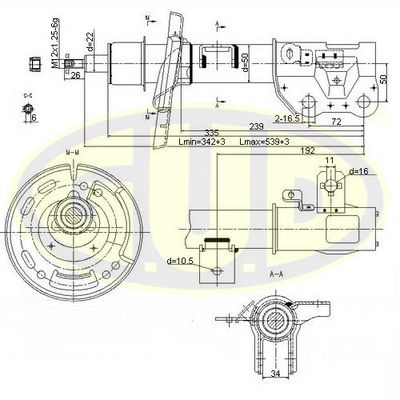 GSA777008 G.U.D. Амортизатор