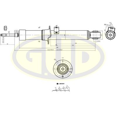 GSA341364 G.U.D. Амортизатор