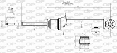 SAB833331 OPEN PARTS Амортизатор