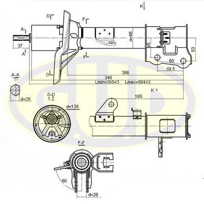 GSA333492 G.U.D. Амортизатор