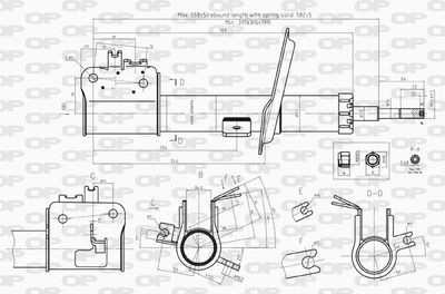 SAB821731 OPEN PARTS Амортизатор