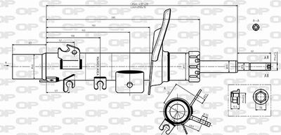 SAB864631 OPEN PARTS Амортизатор