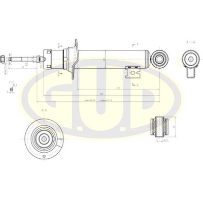 GSA340033 G.U.D. Амортизатор