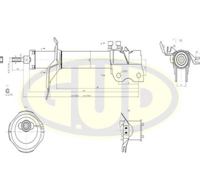 GSA334361 G.U.D. Амортизатор