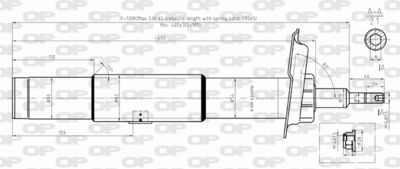 SAB834231 OPEN PARTS Амортизатор