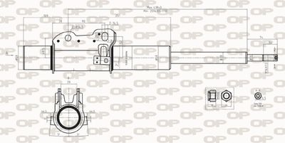 SAB826531 OPEN PARTS Амортизатор
