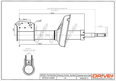 DP1610100003 Dr!ve+ Амортизатор