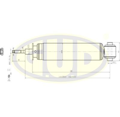 GSA349021 G.U.D. Амортизатор