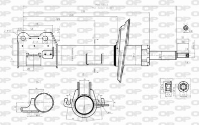 SAB830031 OPEN PARTS Амортизатор