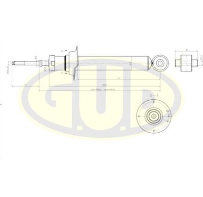 GSA341120 G.U.D. Амортизатор