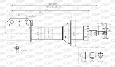 SAB817211 OPEN PARTS Амортизатор