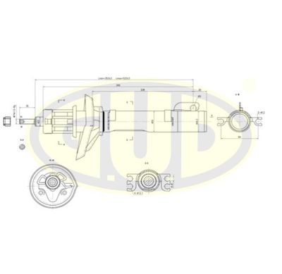 GSA634812 G.U.D. Амортизатор